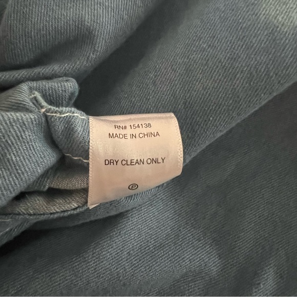 STAUD Yellowstone reversible cotton-blend twill and chambray jacket Size Small - Picture 9 of 15